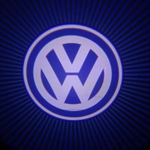 Volkswagen cars logo wireless door lights led